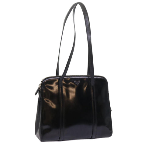 PRADA Shoulder Bag Leather Black  ep2790