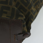 FENDI Zucca Canvas Tote Bag Black Brownep2809