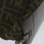 FENDI Zucca Canvas Tote Bag Black Brownep2809