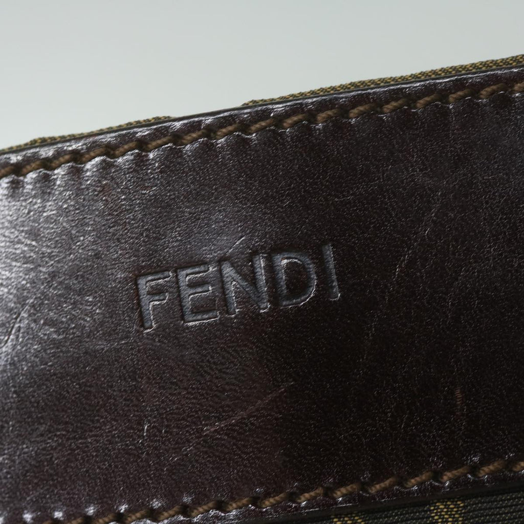 FENDI Zucca Canvas Tote Bag Black Brownep2809