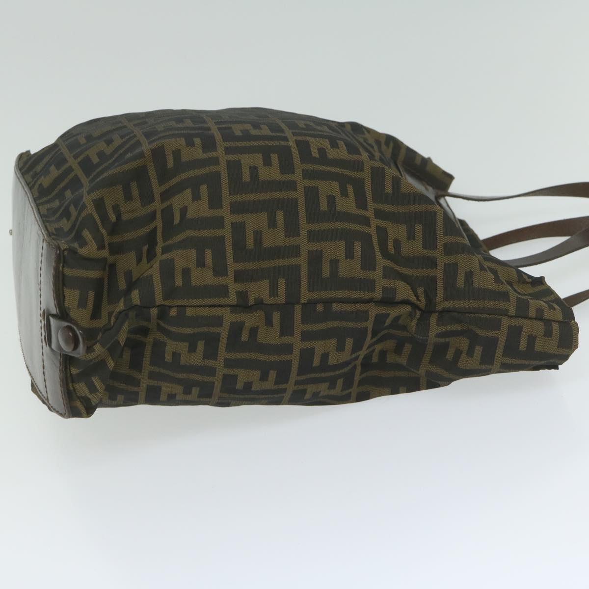 FENDI Zucca Canvas Tote Bag Black Brownep2809