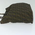 FENDI Zucca Canvas Tote Bag Black Brownep2809