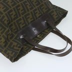 FENDI Zucca Canvas Tote Bag Black Brownep2809