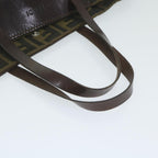 FENDI Zucca Canvas Tote Bag Black Brownep2809