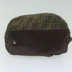 FENDI Zucca Canvas Tote Bag Black Brownep2809