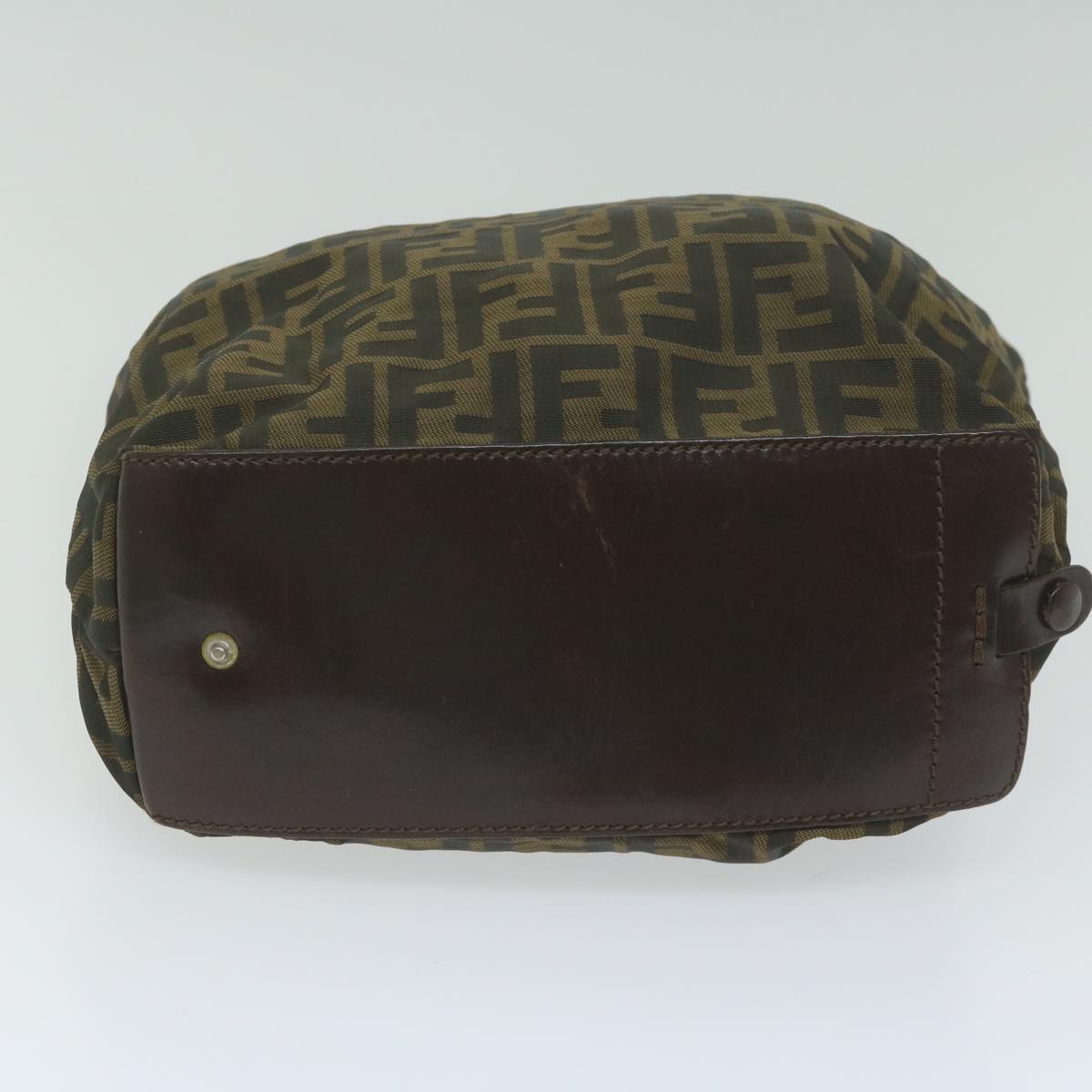 FENDI Zucca Canvas Tote Bag Black Brownep2809