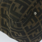 FENDI Zucca Canvas Hand Bag Black Brownep2812