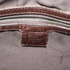 FENDI Zucca Canvas Hand Bag Black Brownep2812