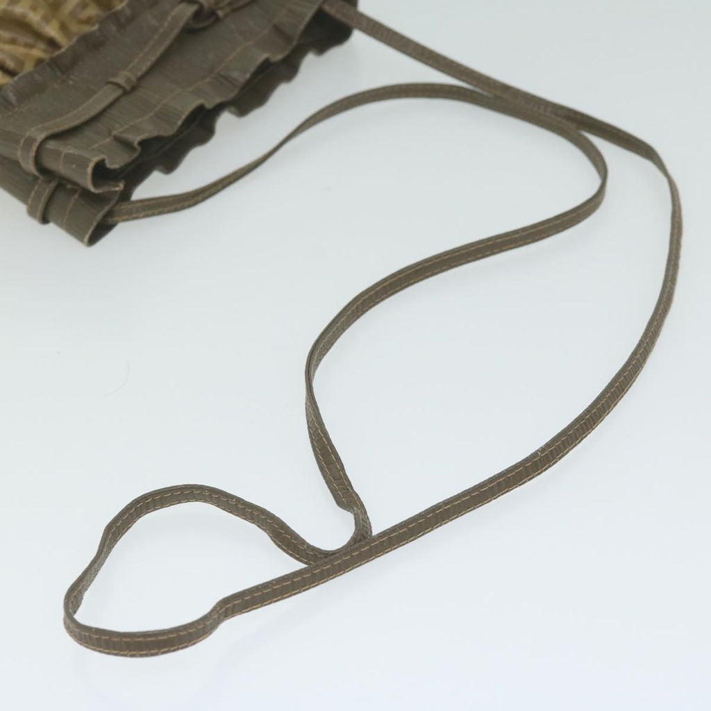FENDI Zucchino Canvas Shoulder Bag Brownep2817