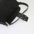 FENDI Mamma Baguette Shoulder Bag Nylon Black 2348 26725 018ep2835