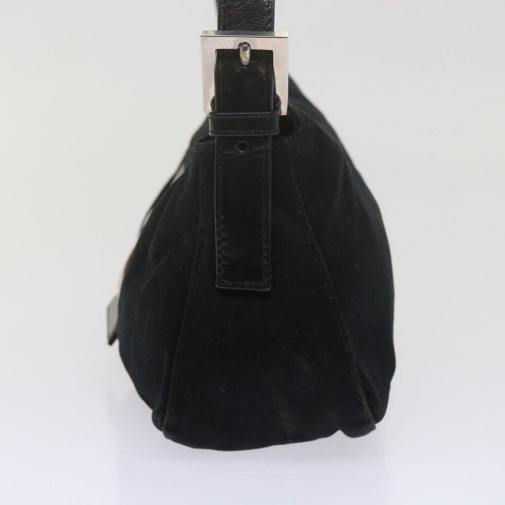 FENDI Mamma Baguette Shoulder Bag Nylon Black 2348 26725 018ep2835