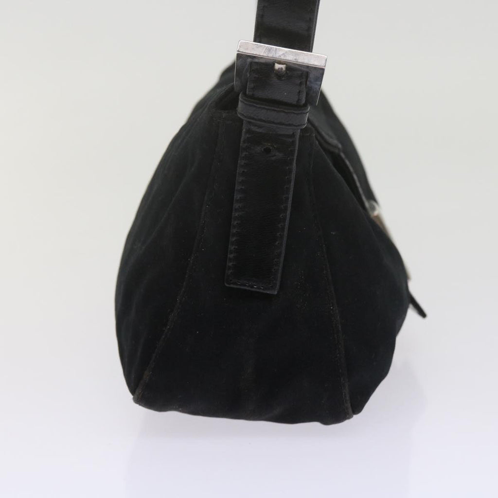 FENDI Mamma Baguette Shoulder Bag Nylon Black 2348 26725 018ep2835