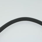 FENDI Zucchino Canvas Shoulder Bag Blackep2840