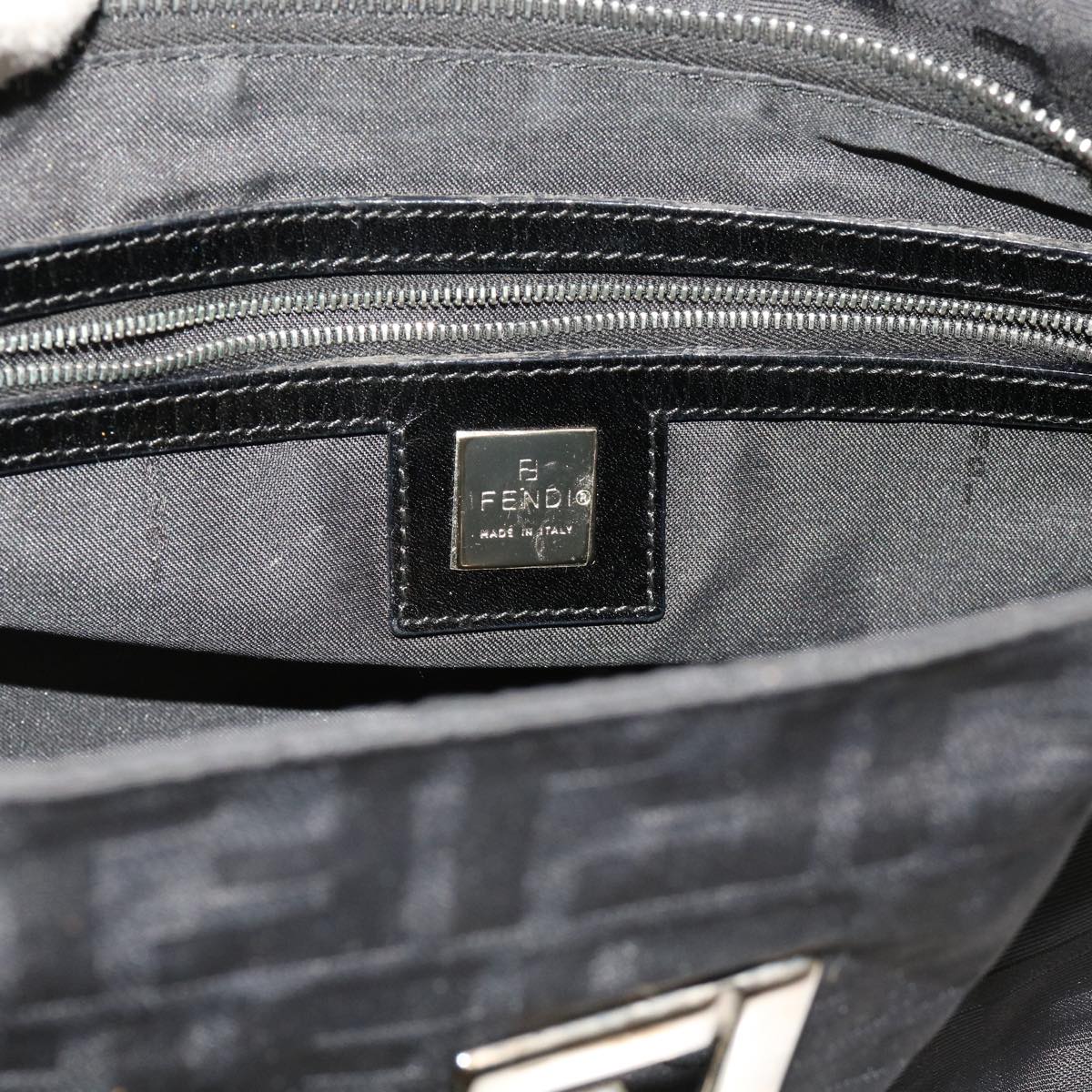 FENDI Zucca Canvas Tote Bag Blackep2841