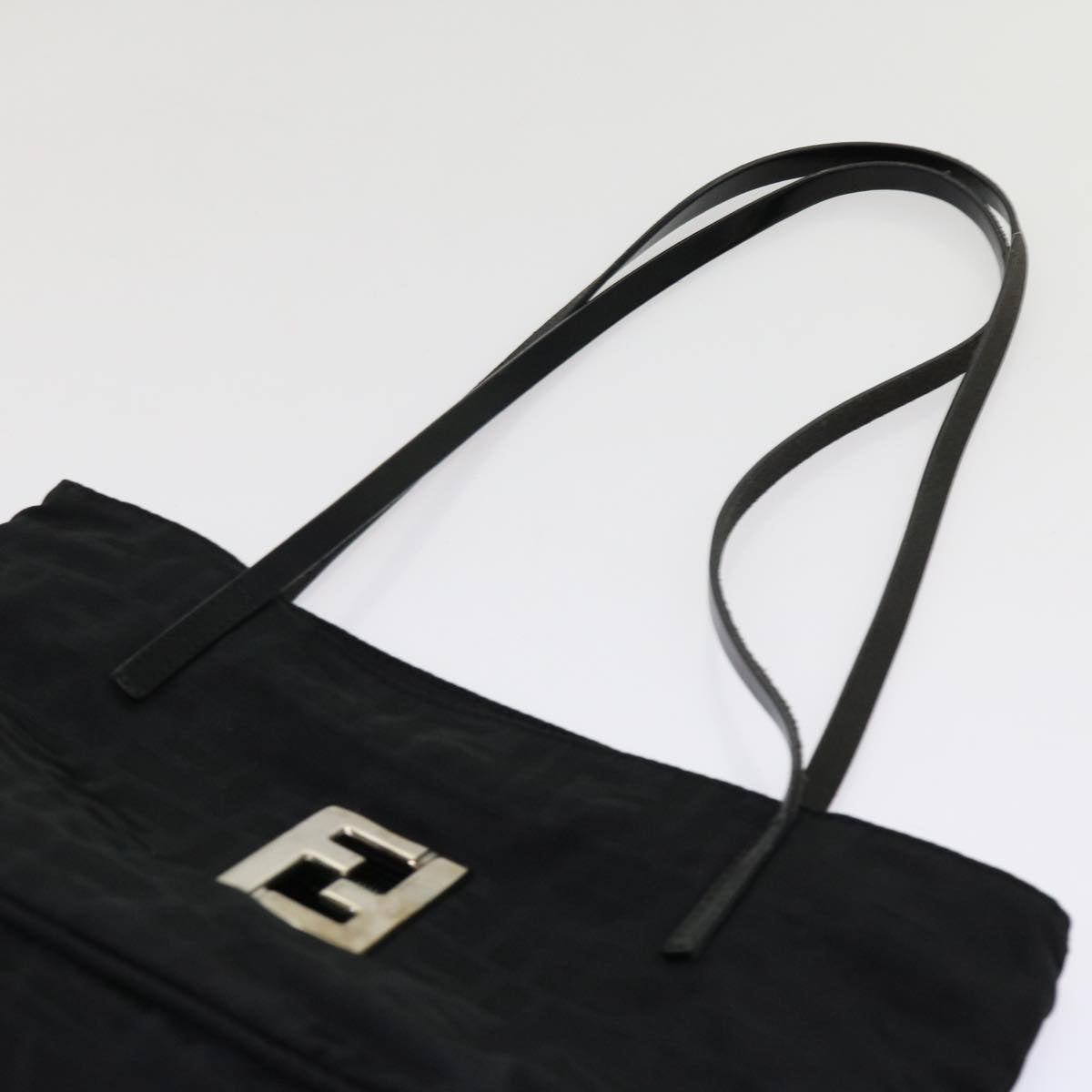 FENDI Zucca Canvas Tote Bag Blackep2841