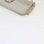 FENDI Mamma Baguette Shoulder Bag Cotton White 2354 26685 008ep2844