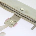 FENDI Mamma Baguette Shoulder Bag Cotton White 2354 26685 008ep2844