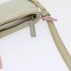 FENDI Mamma Baguette Shoulder Bag Cotton White 2354 26685 008ep2844