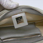 FENDI Mamma Baguette Shoulder Bag Cotton White 2354 26685 008ep2844