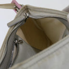 FENDI Mamma Baguette Shoulder Bag Cotton White 2354 26685 008ep2844