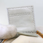 FENDI Mamma Baguette Shoulder Bag Cotton White 2354 26685 008ep2844