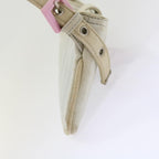 FENDI Mamma Baguette Shoulder Bag Cotton White 2354 26685 008ep2844