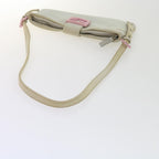 FENDI Mamma Baguette Shoulder Bag Cotton White 2354 26685 008ep2844