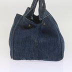 PRADA Canapa GM Hand Bag Denim Blue  ep2849