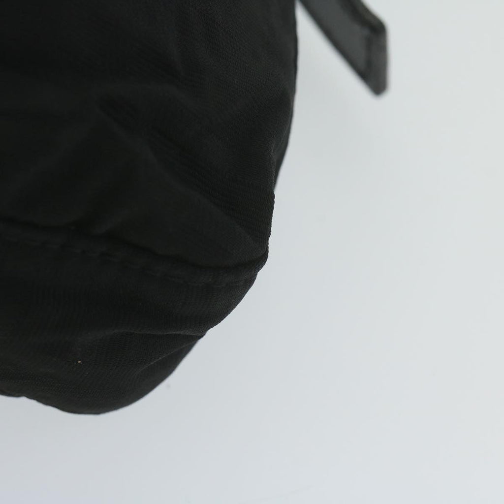 FENDI Zucca Canvas Mamma Baguette Shoulder Bag Blackep2859