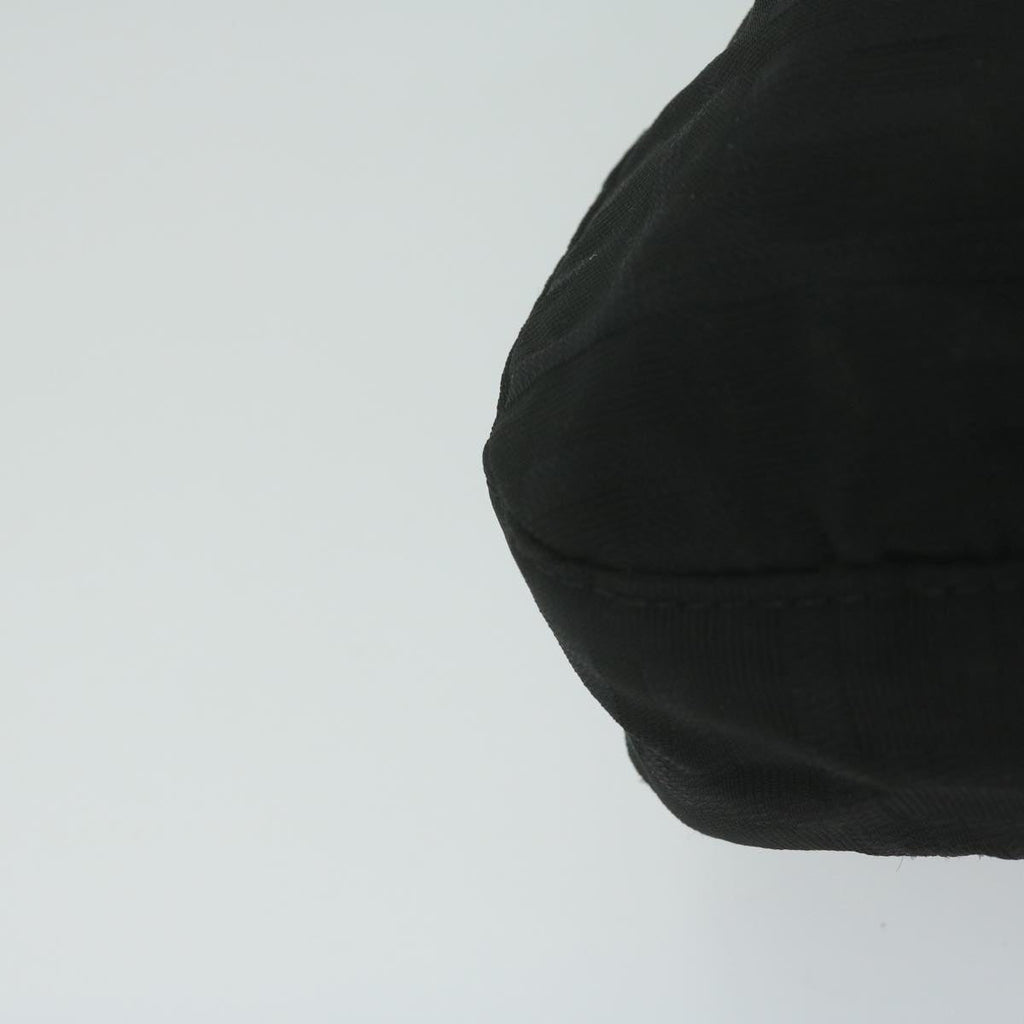 FENDI Zucca Canvas Mamma Baguette Shoulder Bag Blackep2859