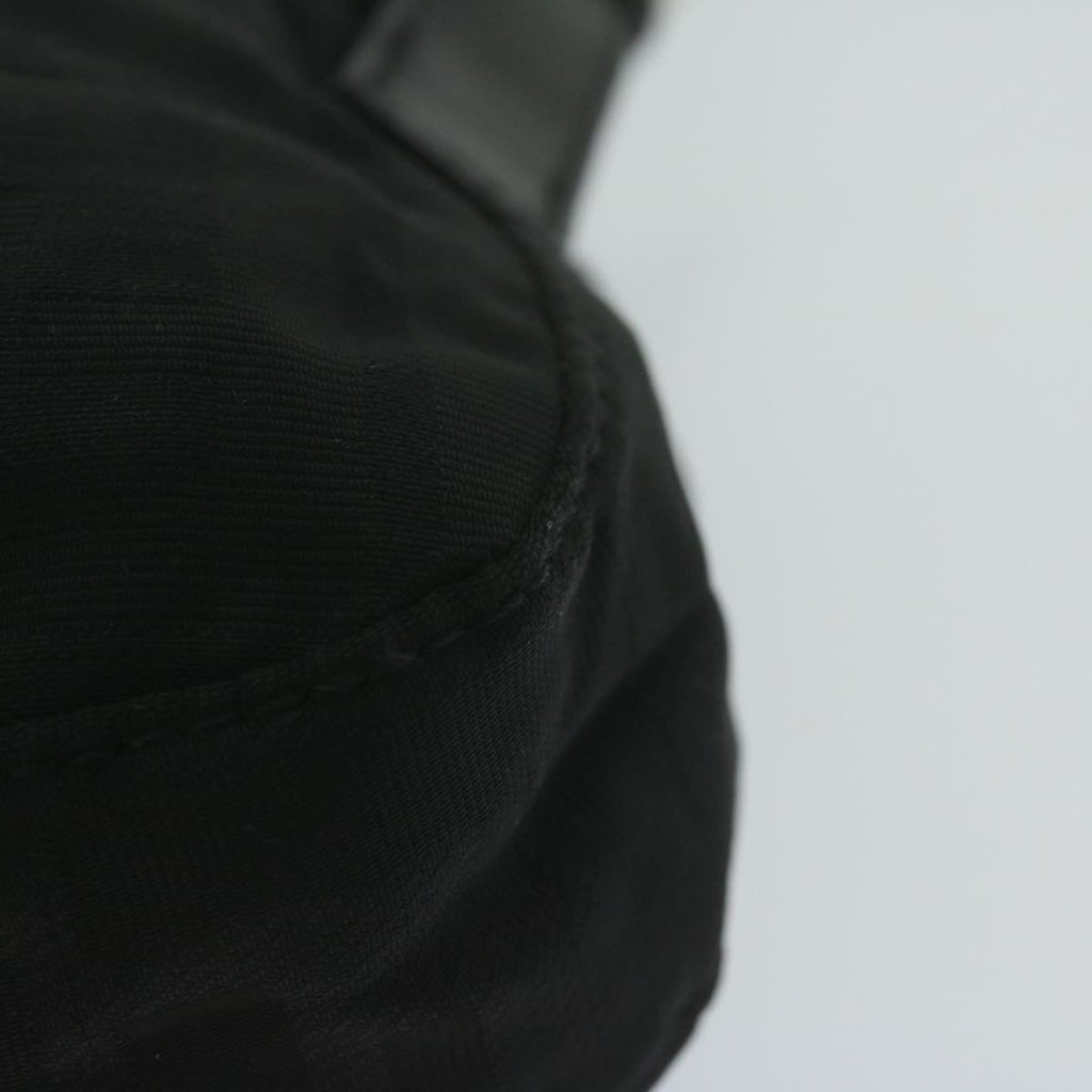 FENDI Zucca Canvas Mamma Baguette Shoulder Bag Blackep2859