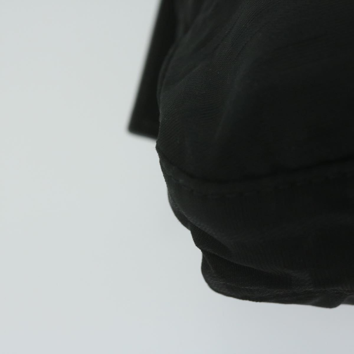 FENDI Zucca Canvas Mamma Baguette Shoulder Bag Blackep2859