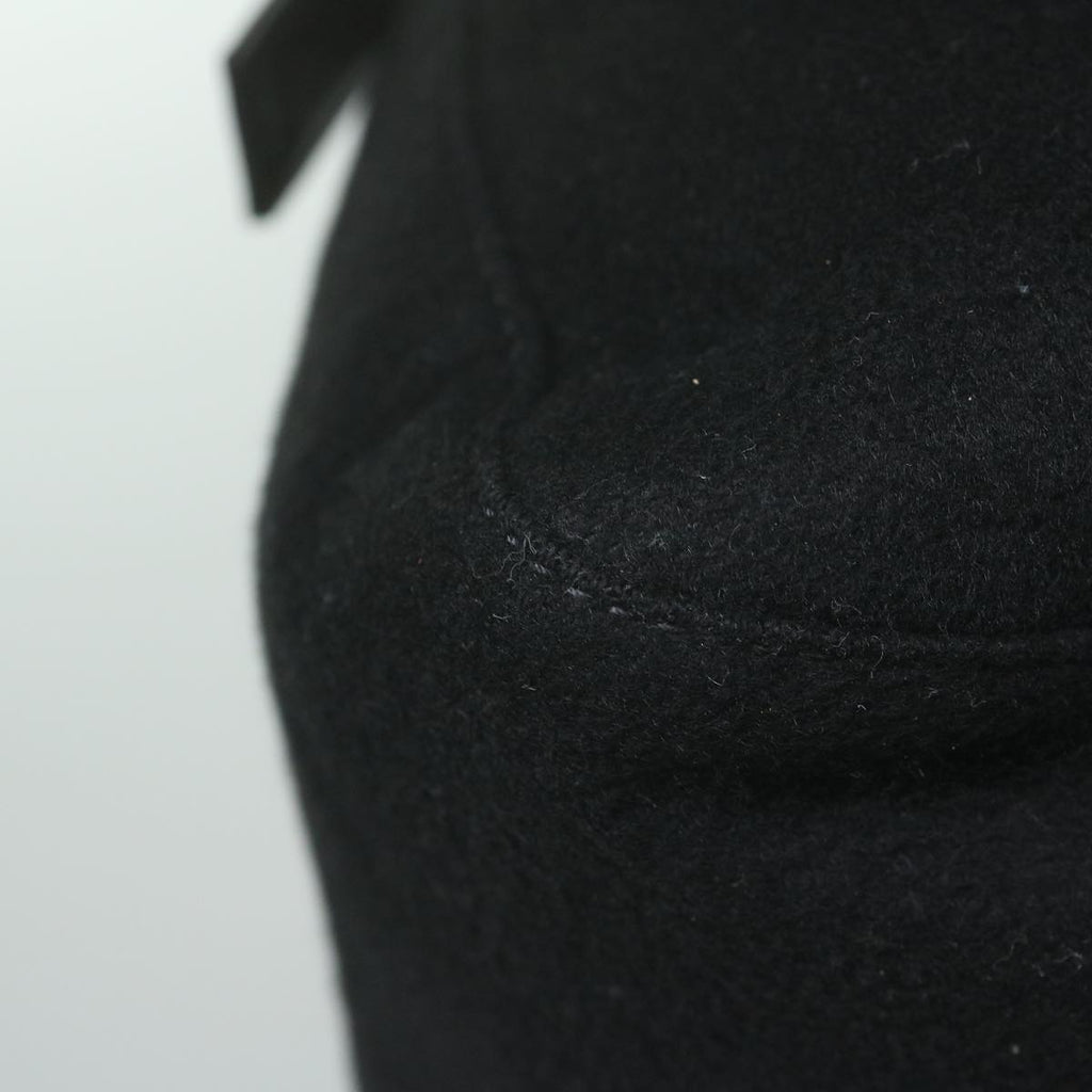 FENDI Mamma Baguette Shoulder Bag Felt Black 2348 26325 099ep2866