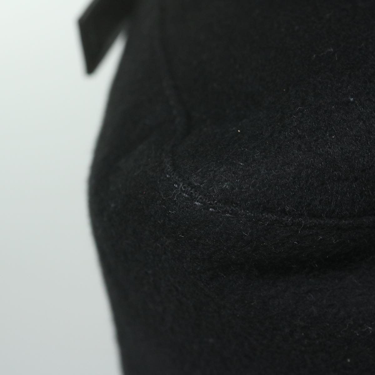 FENDI Mamma Baguette Shoulder Bag Felt Black 2348 26325 099ep2866