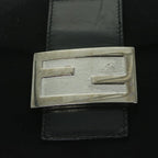 FENDI Mamma Baguette Shoulder Bag Felt Black 2348 26325 099ep2866