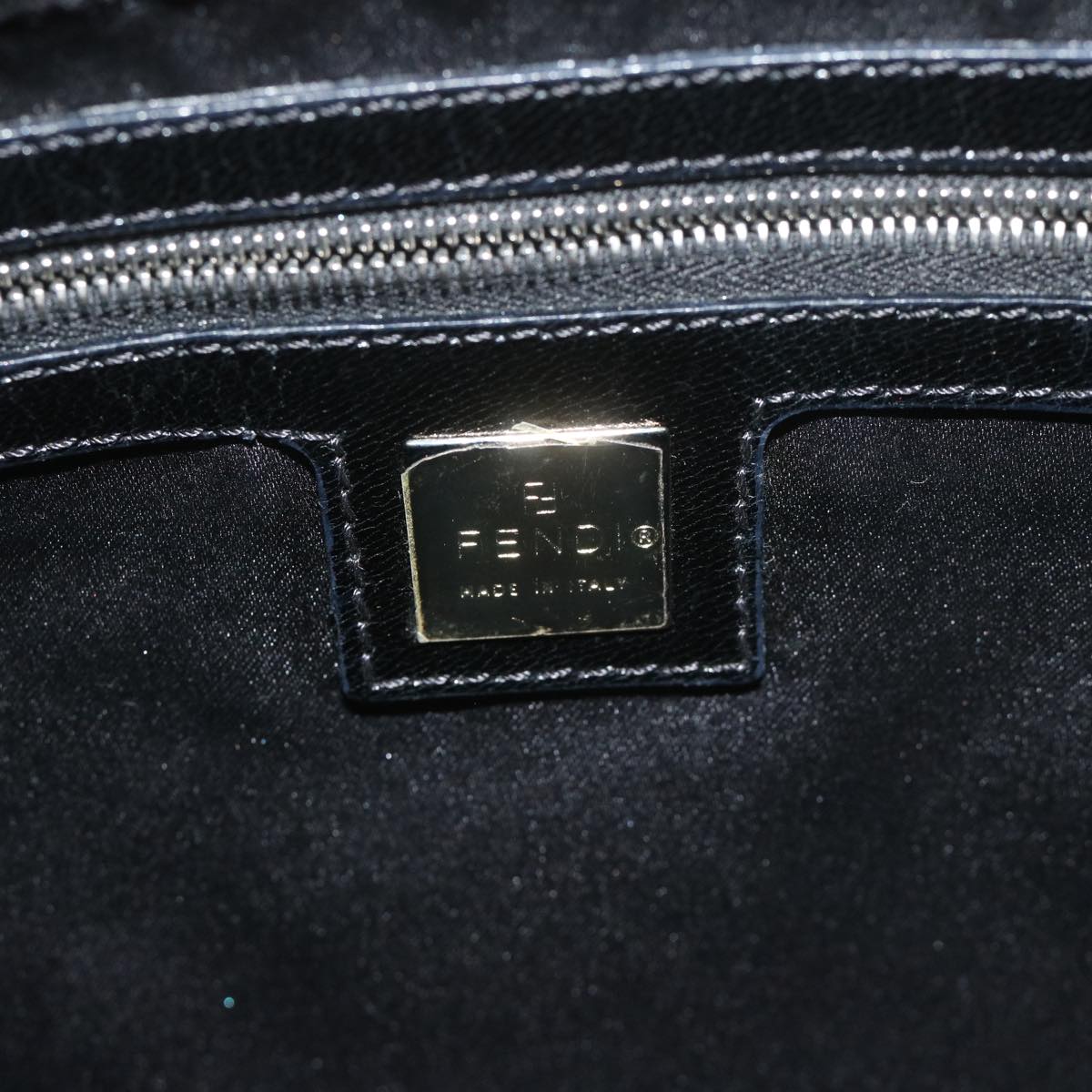 FENDI Mamma Baguette Shoulder Bag Felt Black 2348 26325 099ep2866