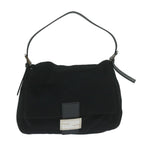 FENDI Mamma Baguette Shoulder Bag Felt Black 2348 26325 099ep2866