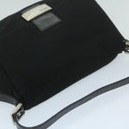 FENDI Mamma Baguette Shoulder Bag Felt Black 2348 26325 099ep2866