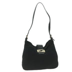 FENDI Mamma Baguette Shoulder Bag Nylon Black 2305 26727 009ep2869
