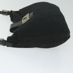 FENDI Mamma Baguette Shoulder Bag Nylon Black 2305 26727 009ep2869