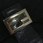 FENDI Mamma Baguette Shoulder Bag Nylon Black 2305 26727 009ep2869