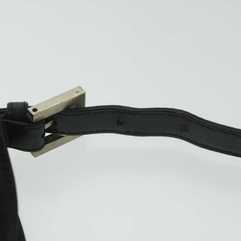 FENDI Mamma Baguette Shoulder Bag Nylon Black 2305 26727 009ep2869