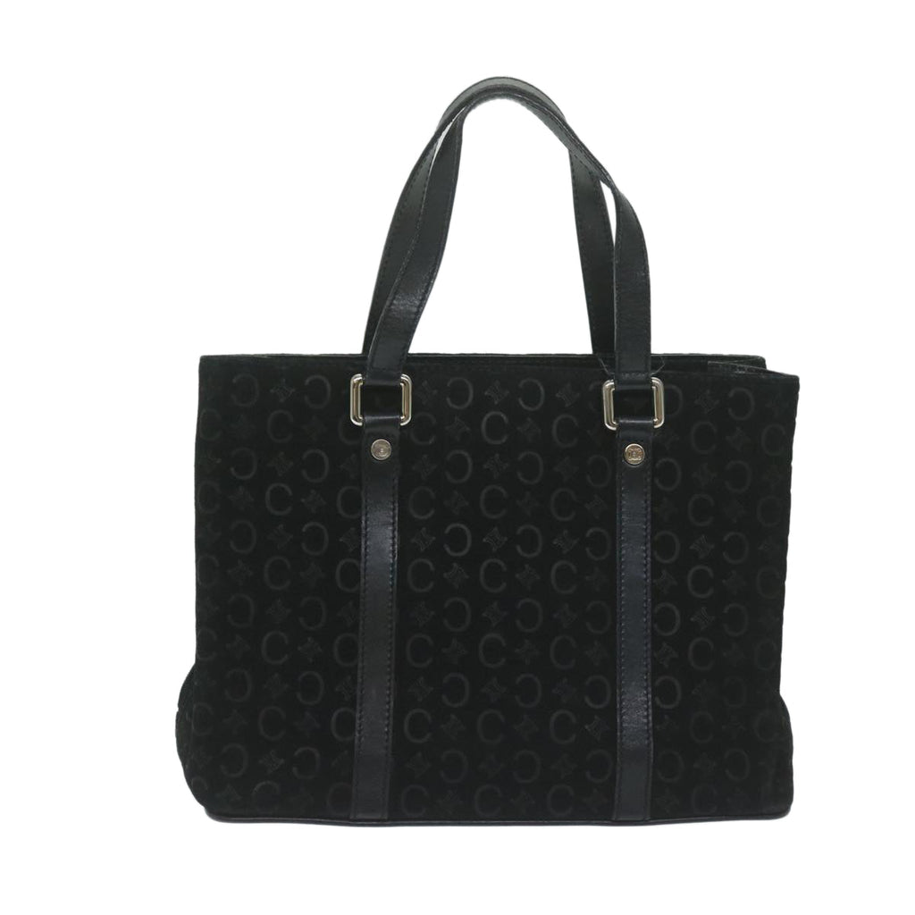 CELINE C Macadam Canvas Hand Bag Black  ep2899