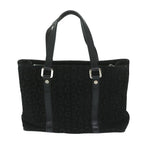 CELINE C Macadam Canvas Hand Bag Black  ep2899