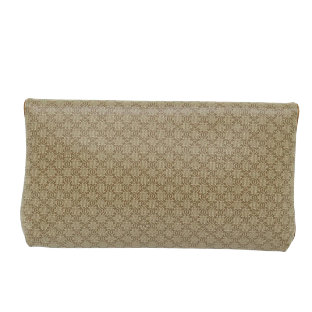 CELINE Macadam Canvas Clutch Bag Beige  ep2934