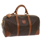 CELINE Macadam Canvas Boston Bag PVC Brown  ep2997