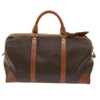 CELINE Macadam Canvas Boston Bag PVC Brown  ep2997
