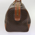 CELINE Macadam Canvas Boston Bag PVC Brown  ep2997