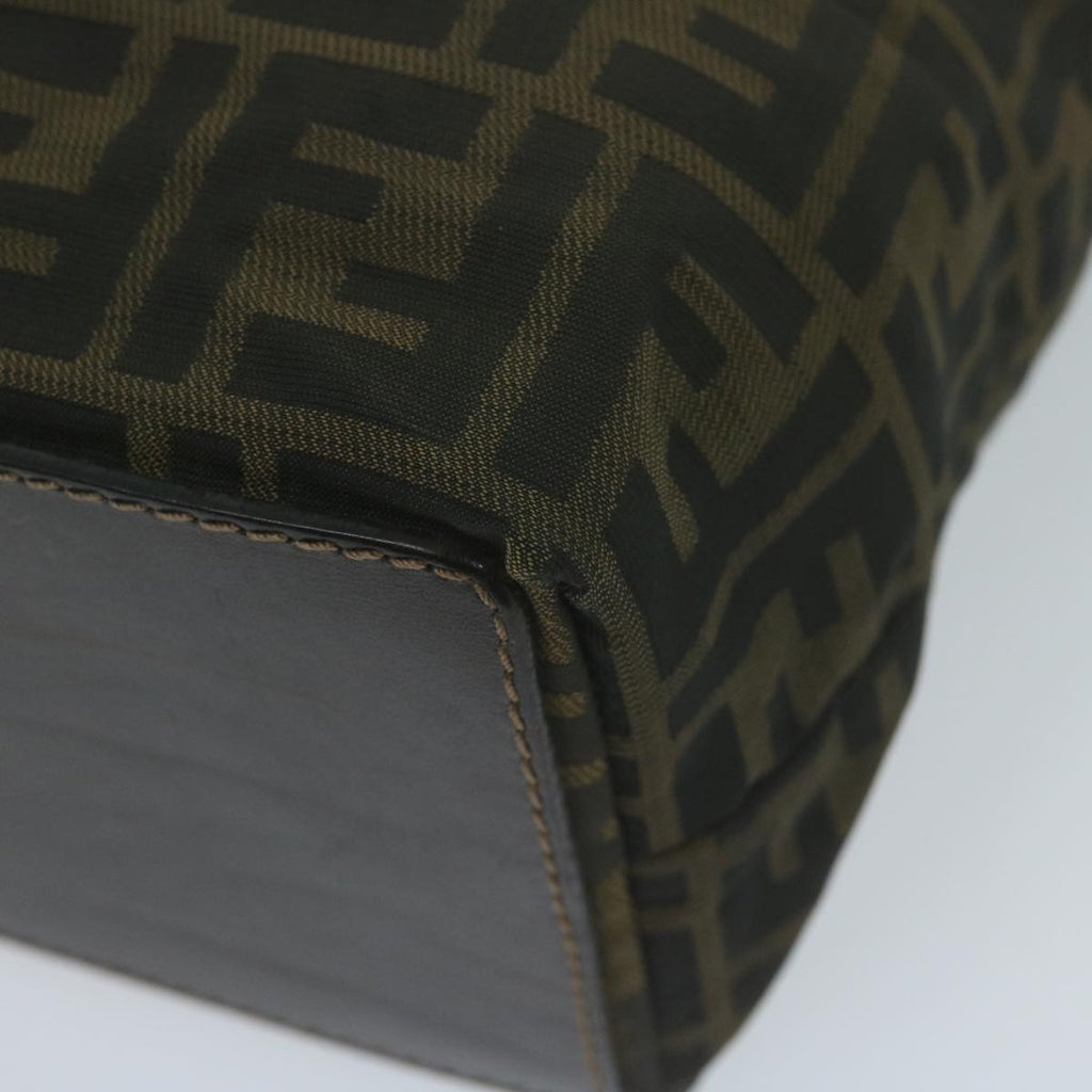FENDI Zucca Canvas Tote Bag Black Brownep3003