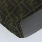 FENDI Zucca Canvas Tote Bag Black Brownep3003